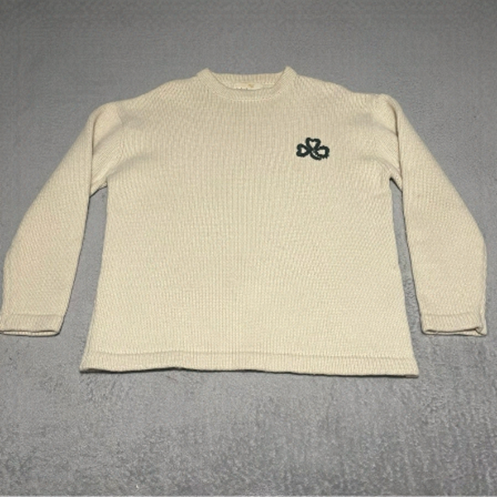 Irelandseye 100% pure new lambs wool sweater size medium EUC